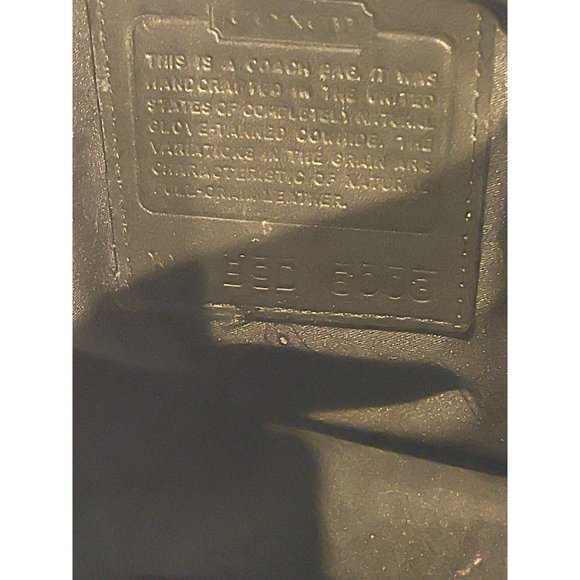 Coach Black Leather Classic Crossbody Messenger Bag With Adjustable Strap - Picture 9 of 15